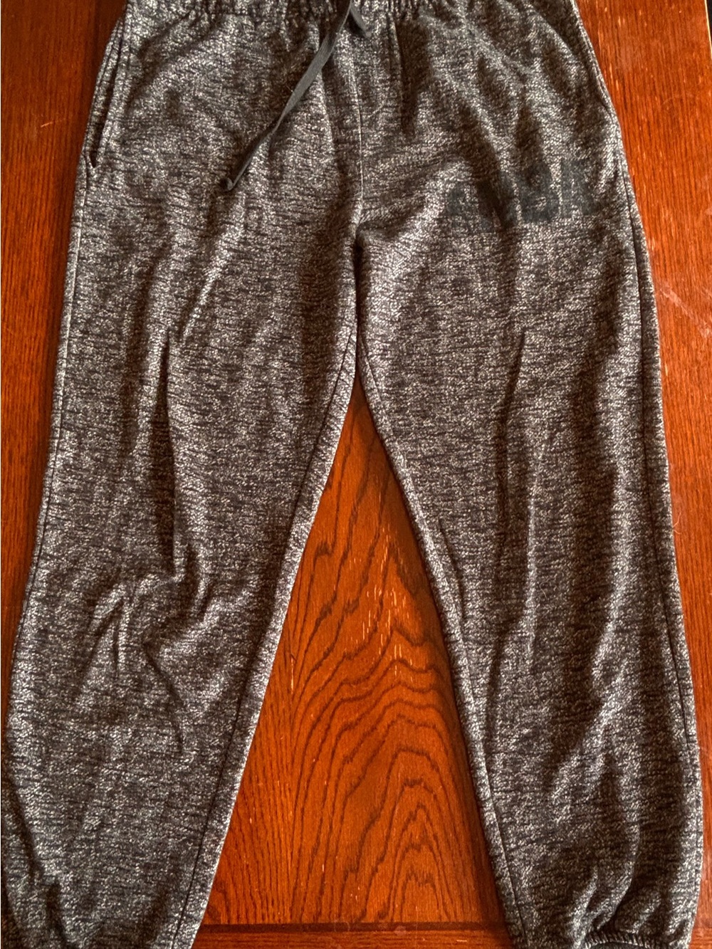 nba medium gray marled jogger sweatpants mens medium athletic lounge